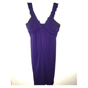 Purple Above-the-Knee Dress